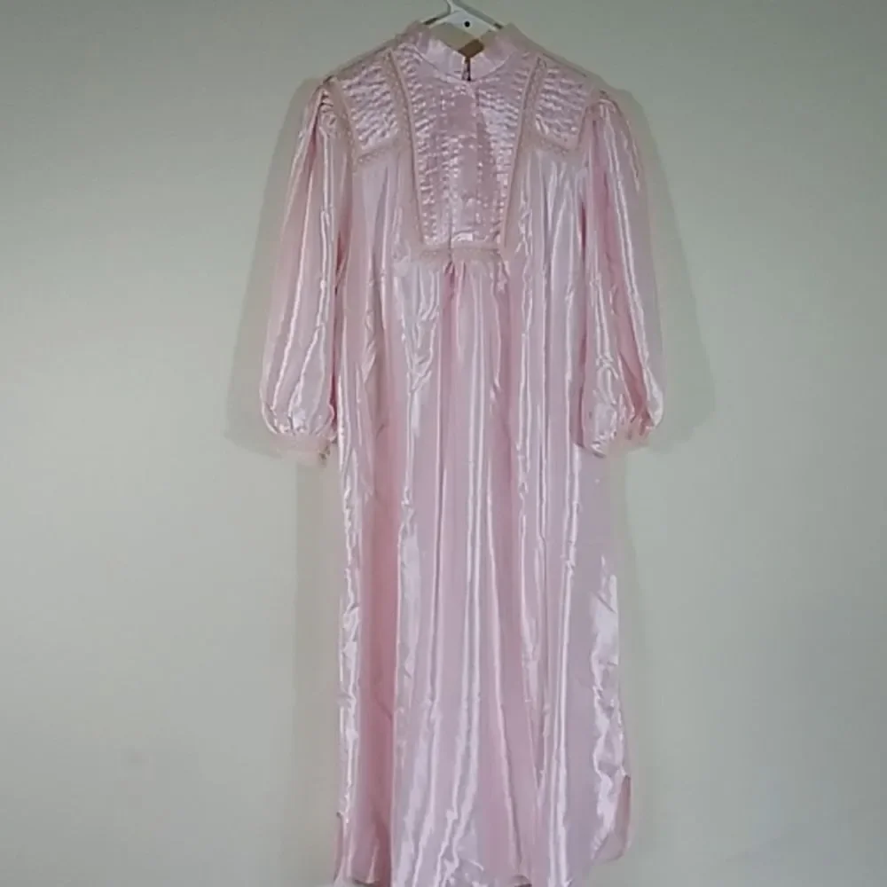 Vintage Elise Stevens Flannl Hause Dress Size 16 Approximately Nightgown